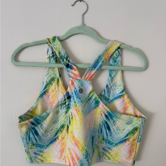 Gottex 2 Piece Athletic Skort & Top Set Womens L/XL Rainbow Workout Wear EUC - Picture 11 of 14